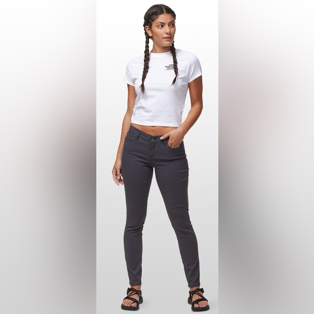 prAna Women’s Dark Gray Briann Skinny Pants, Size 4
